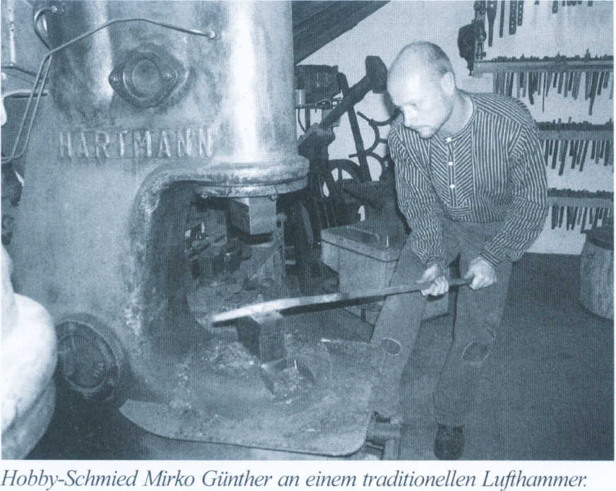 M. G�nther am Lufthammer